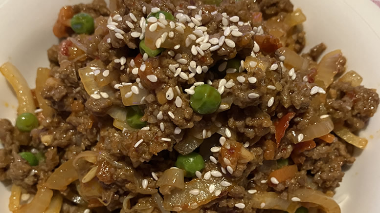 beef bibimbap bowl