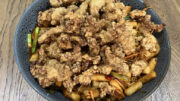 Fried Chicken “Rabokki” Bowl