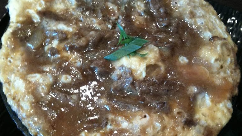 Gyu Yanagawa - beef burdock in egg