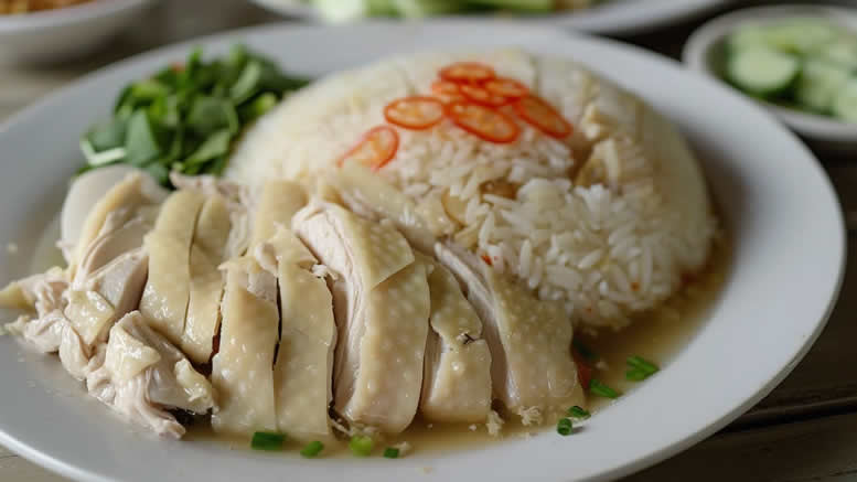 Hainanese chicken rice