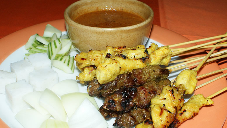 Malaysian-Style Beef and Chicken Skewers