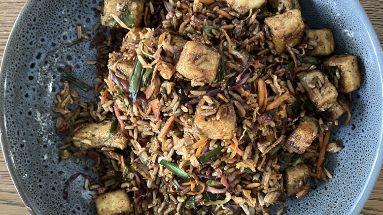 Spicy Sesame Tofu Stir-Fry