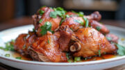 Taiwanese tea smoked chicken