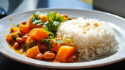 thai bean and pumpkin curry