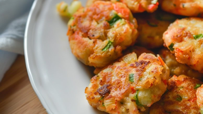 ukoy Filipino shrimp patties