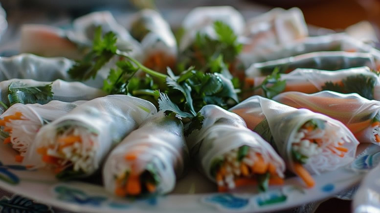 vietnamese rice paper rolls